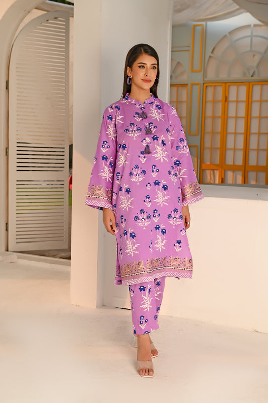 Printed Lawn Stitched 2-pc