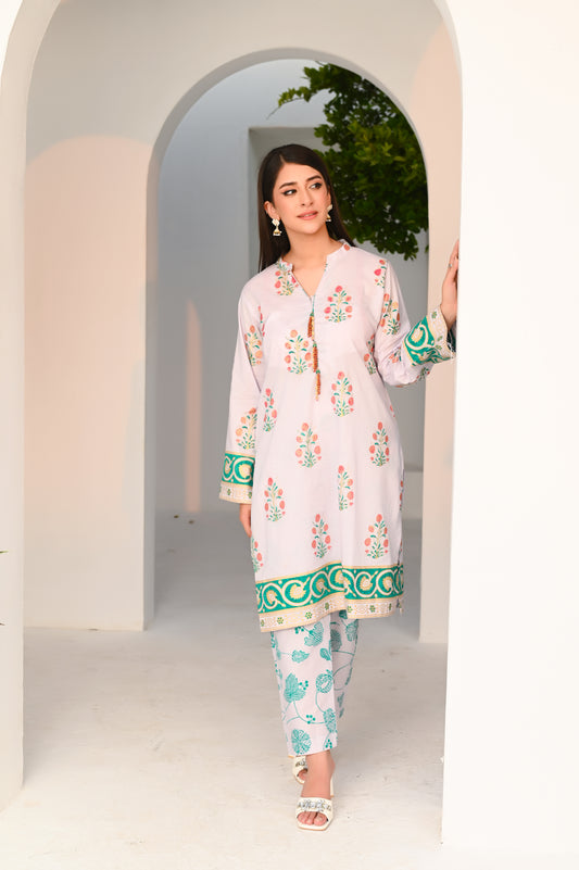 Printed Lawn Stitched 2-pc